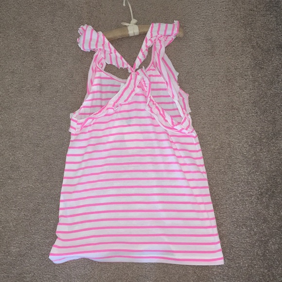 7 for all mankind size large, pink and white top - Picture 4 of 8